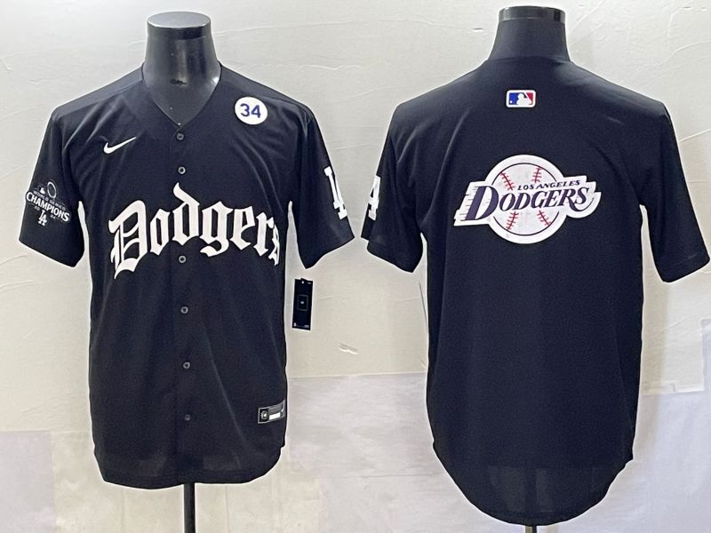 Men 2025 Los Angeles Dodgers Blank Black Seventh generation Joint Name Nike MLB Jersey style 39->los angeles dodgers->MLB Jersey